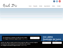Tablet Screenshot of gioeledix.it